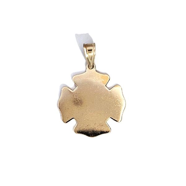 Estate Two Tone Gold St. Florian Medal Image 2 Mark Jewellers La Crosse, WI