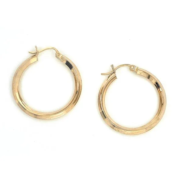 Estate Yellow Gold Hoop Earrings Mark Jewellers La Crosse, WI