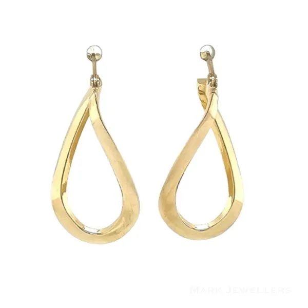 Estate Yellow Gold Twist Hoop Earrings Mark Jewellers La Crosse, WI