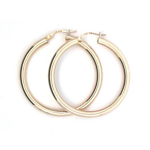 Estate Yellow Gold Hoop Earrings Mark Jewellers La Crosse, WI
