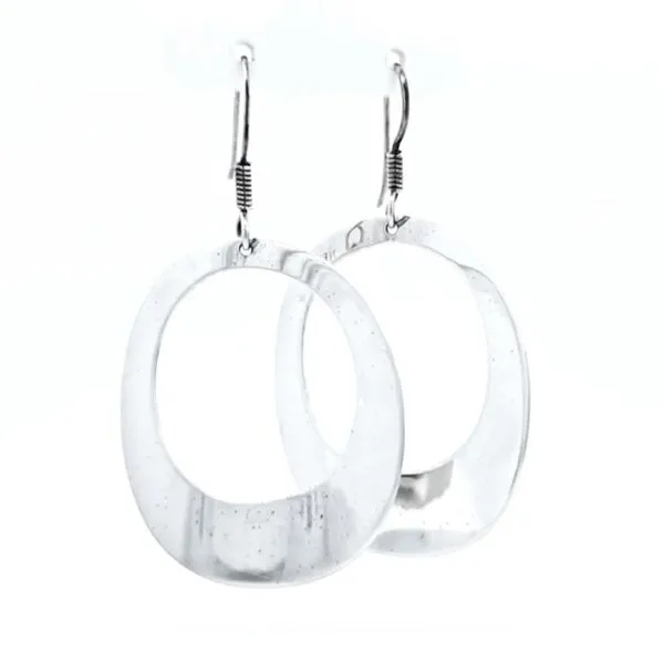 Estate Sterling Circle Drop Earrings Mark Jewellers La Crosse, WI