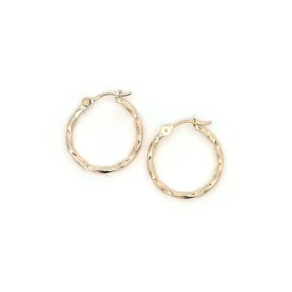 Estate Yellow Gold Hoop Earrings Mark Jewellers La Crosse, WI
