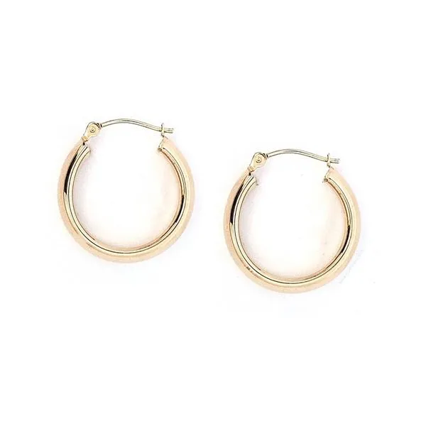 Estate Yellow Gold Hoop Earrings Mark Jewellers La Crosse, WI
