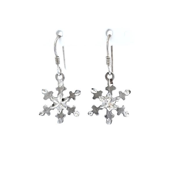 Estate Sterling Snowflake Earrings Mark Jewellers La Crosse, WI