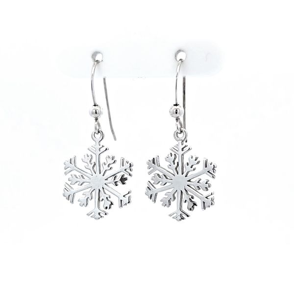 Estate Sterling Snowflake Earrings Mark Jewellers La Crosse, WI