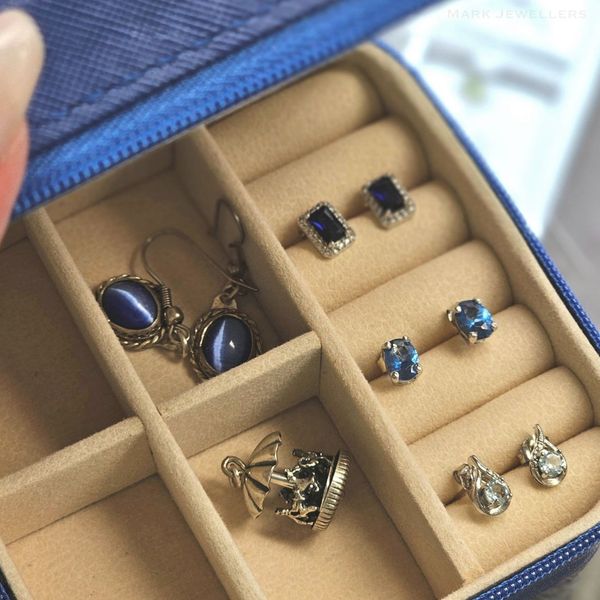 Estate Sterling Drop Earrings Image 2 Mark Jewellers La Crosse, WI