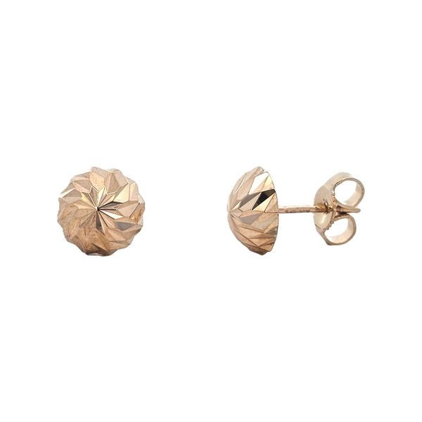 Estate Yellow Gold Stud Earrings Mark Jewellers La Crosse, WI