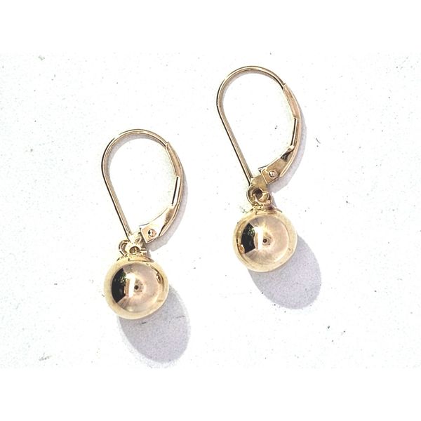 Estate Yellow Gold Ball Earrings Mark Jewellers La Crosse, WI