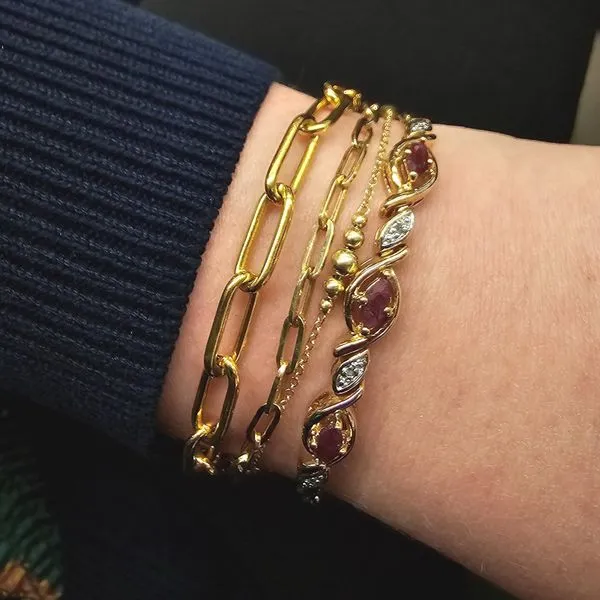 Estate Gold Plated Sterling 7