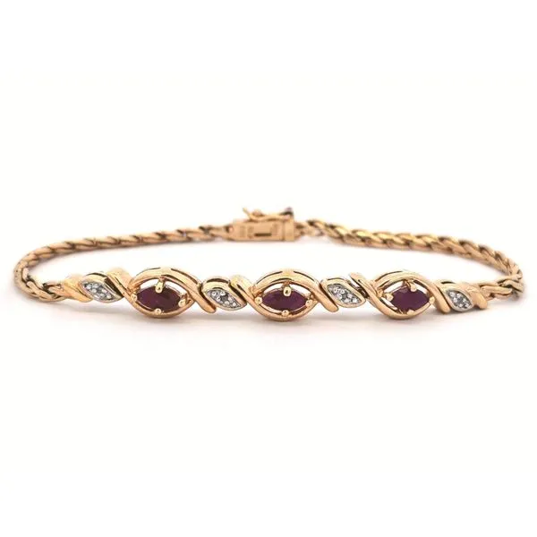 Estate Gold Plated Sterling 7
