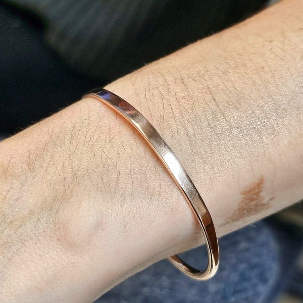 Estate Rose Gold Cuff Bracelet Image 2 Mark Jewellers La Crosse, WI