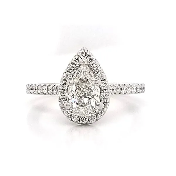 Halo Engagement Ring Mark Jewellers La Crosse, WI