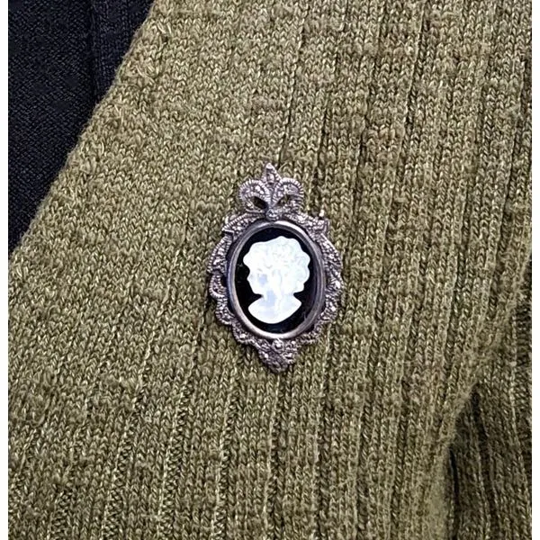 Estate Sterling Cameo Pin Image 3 Mark Jewellers La Crosse, WI