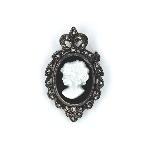 Estate Sterling Cameo Pin Mark Jewellers La Crosse, WI