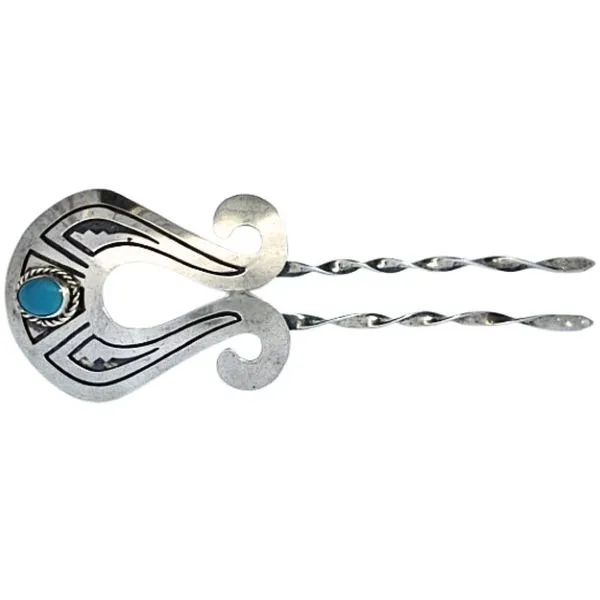 Estate Sterling Turquoise Hair Pin Mark Jewellers La Crosse, WI