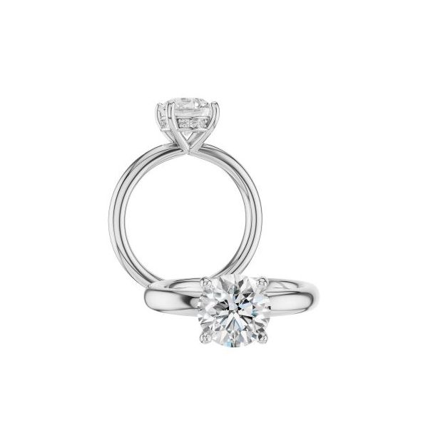  14k Gold Diamond Semi-Mount Ring Marks of Design Shelton, CT