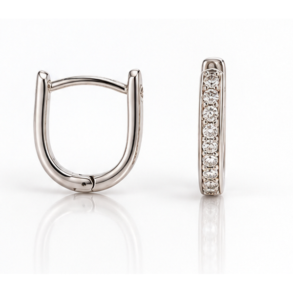 14k Gold Diamond Earrings Marks of Design Shelton, CT