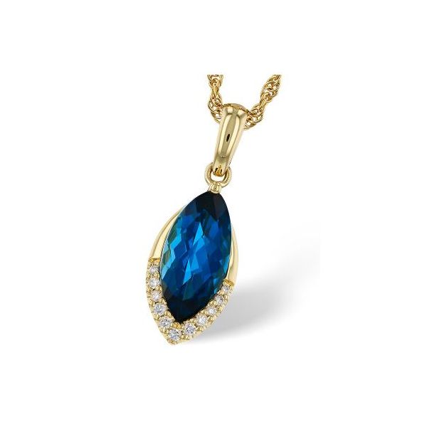  14k Gold Colored Stone Necklace Marks of Design Shelton, CT