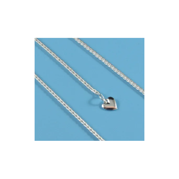 925 Rhodium Adjustable Wheat Chain Marks of Design Shelton, CT