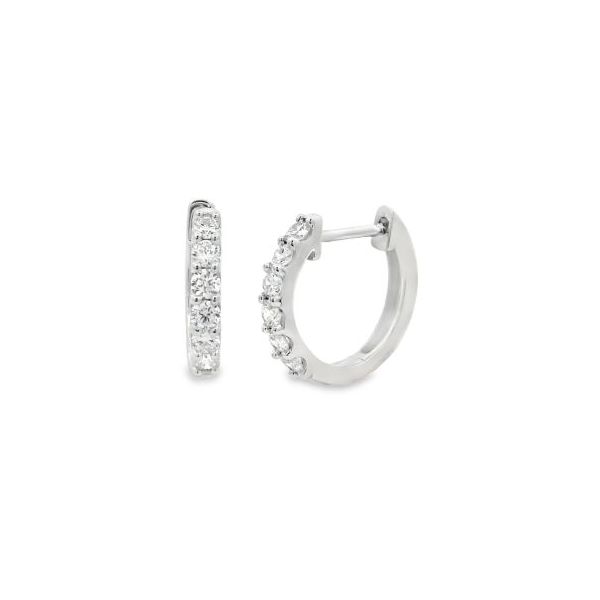 Sterling Silver Lab Diamond Earrings Marks of Design Shelton, CT
