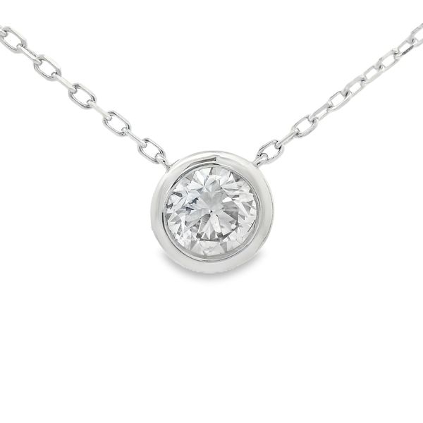 Sterling Silver Lab Diamond Necklace Marks of Design Shelton, CT