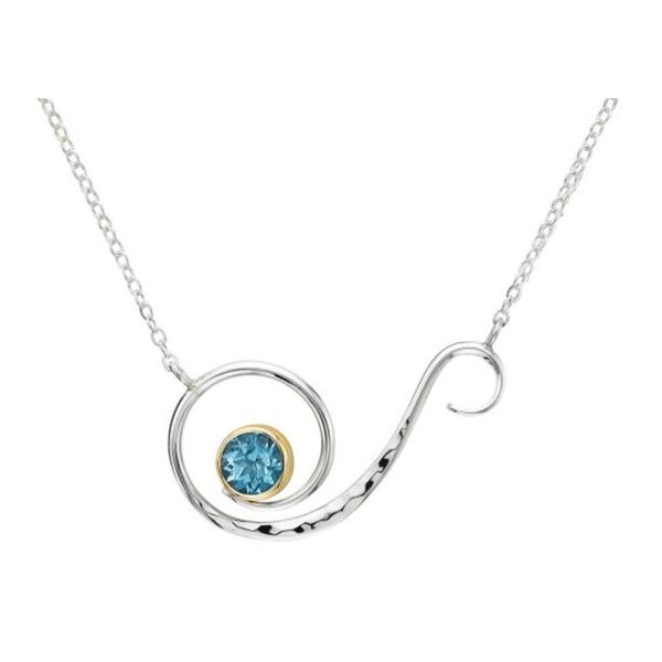 Silver / 14k Necklace Marks of Design Shelton, CT