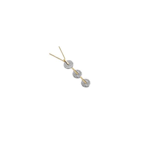 Sterling/18k plate pendant Marks of Design Shelton, CT