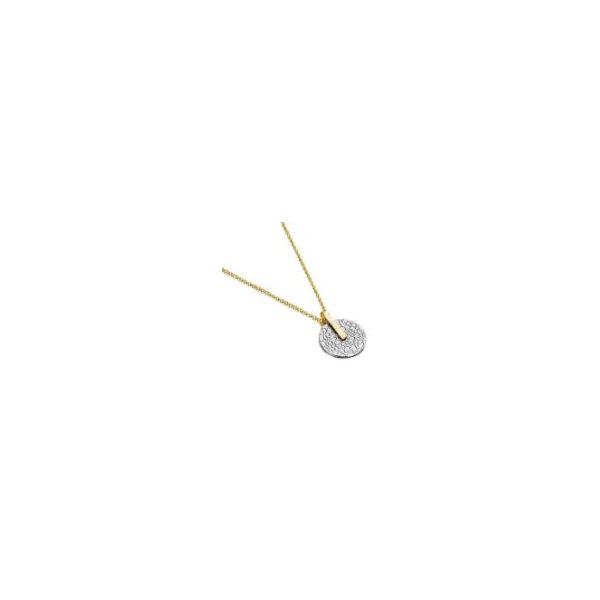 Sterling/18k plate pendant Marks of Design Shelton, CT