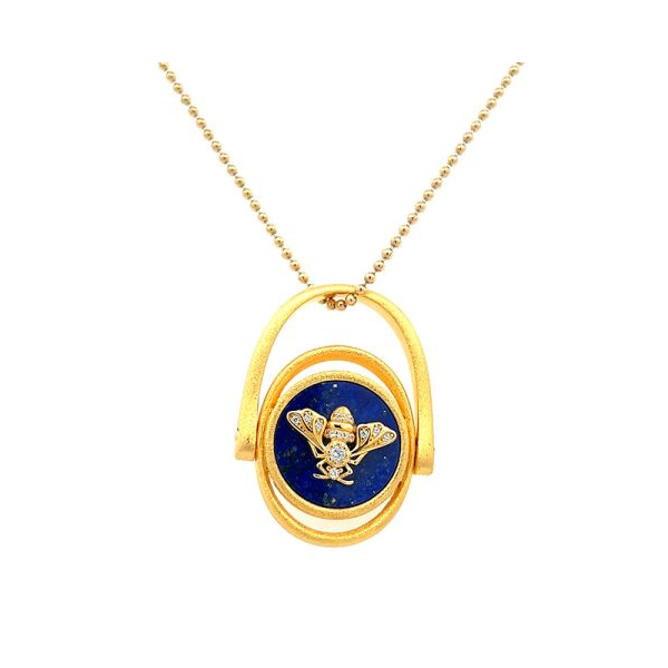 Sterling/18k plate pendant Marks of Design Shelton, CT