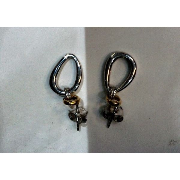 Sterling/18k plate earring Marks of Design Shelton, CT