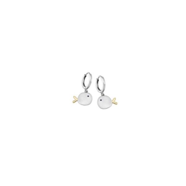 Sterling/18k plate earring Marks of Design Shelton, CT