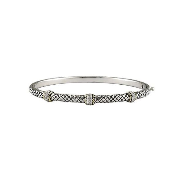 Sterling/18k plate bracelet Marks of Design Shelton, CT