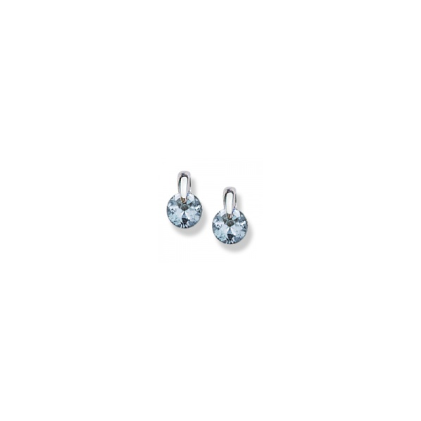 925 Blue Topaz Cubic Zirconia Earrings Marks of Design Shelton, CT