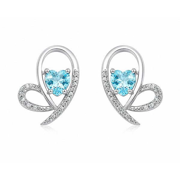 Sterling Silver Colored Stone Earrings Marks of Design Shelton, CT