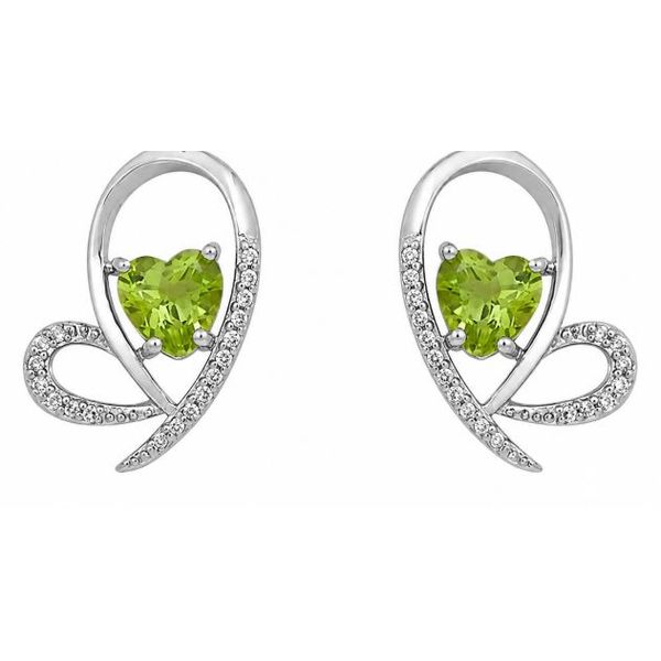 Sterling Silver Colored Stone Earrings Marks of Design Shelton, CT