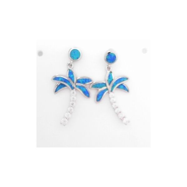 Sterling Silver Colored Stone Earrings Marks of Design Shelton, CT