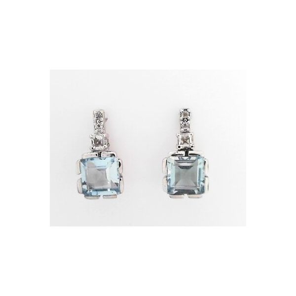 Sterling Silver Colored Stone Earrings Marks of Design Shelton, CT
