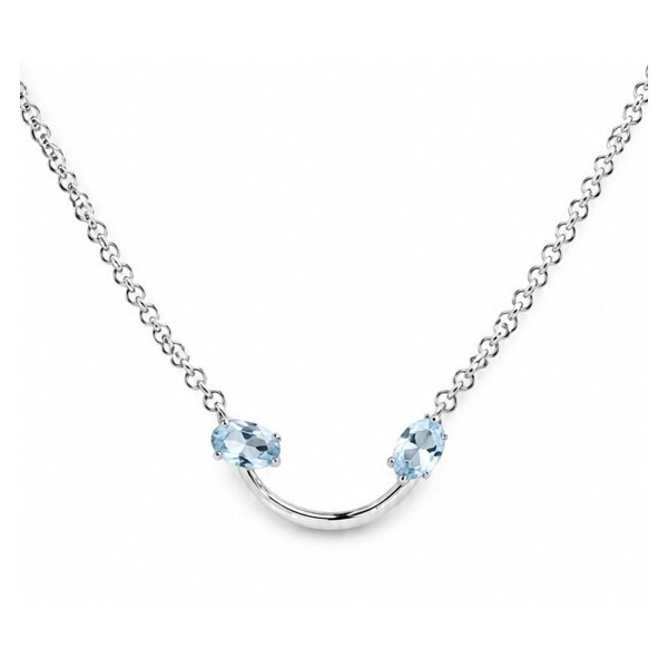 Sterling Silver Colored Stone Necklaces Marks of Design Shelton, CT