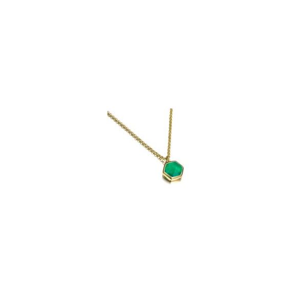 Sterling/18K Plate Pendant with gemstones Marks of Design Shelton, CT