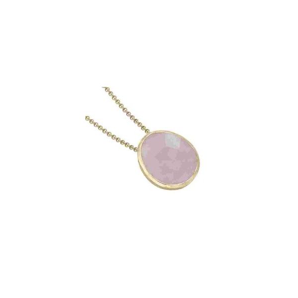 Sterling/18K Plate Pendant with gemstones Marks of Design Shelton, CT
