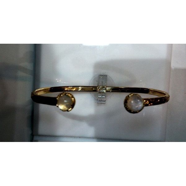 Sterling/18K Plate Bracelet with Gemstones Marks of Design Shelton, CT