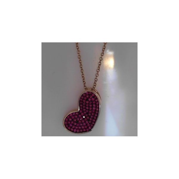 Sterling/18K Plate Necklace with Gemstones Marks of Design Shelton, CT