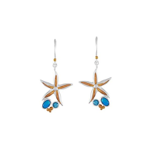 925 & 22kt vermeil earring Marks of Design Shelton, CT
