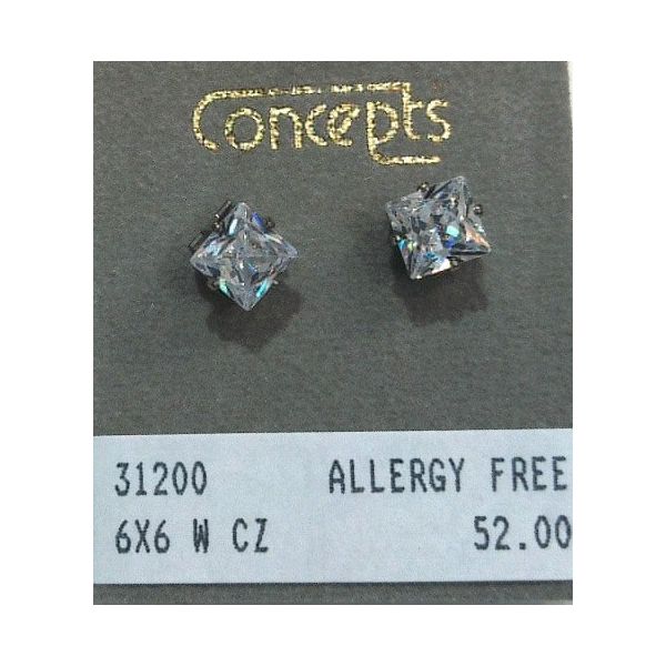 Alternative Metal Earrings w/ Stones Marks of Design Shelton, CT