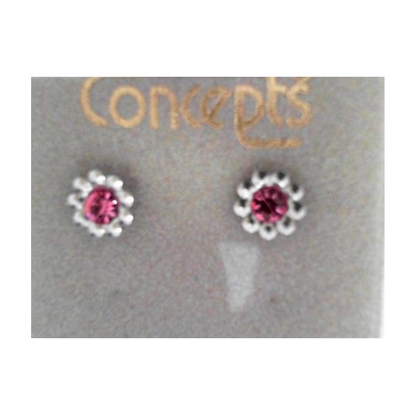 Alternative Metal Earrings w/ Stones Marks of Design Shelton, CT