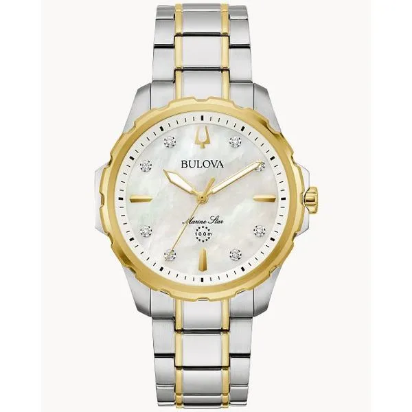 Bulova 8 diamond watch clearance