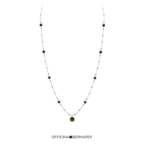 Officina Bernardi Silver Necklace Mathew Jewelers, Inc. Zelienople, PA