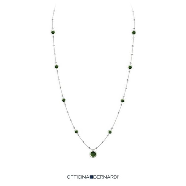 Officina Bernardi Silver Necklace Mathew Jewelers, Inc. Zelienople, PA