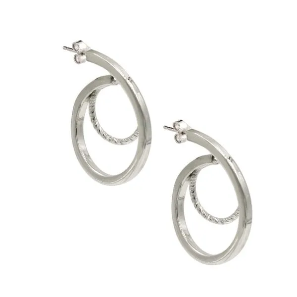 Frederic Duclos Silver Earrings Mathew Jewelers, Inc. Zelienople, PA