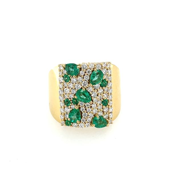 Emerald Diamond Ring McCarver Moser Sarasota, FL